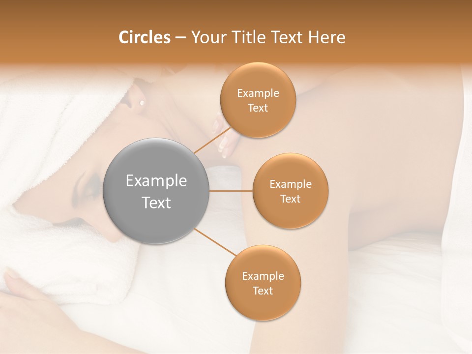 Lovely Lady In Massage Salon PowerPoint Template