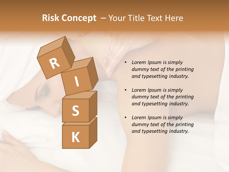 Lovely Lady In Massage Salon PowerPoint Template