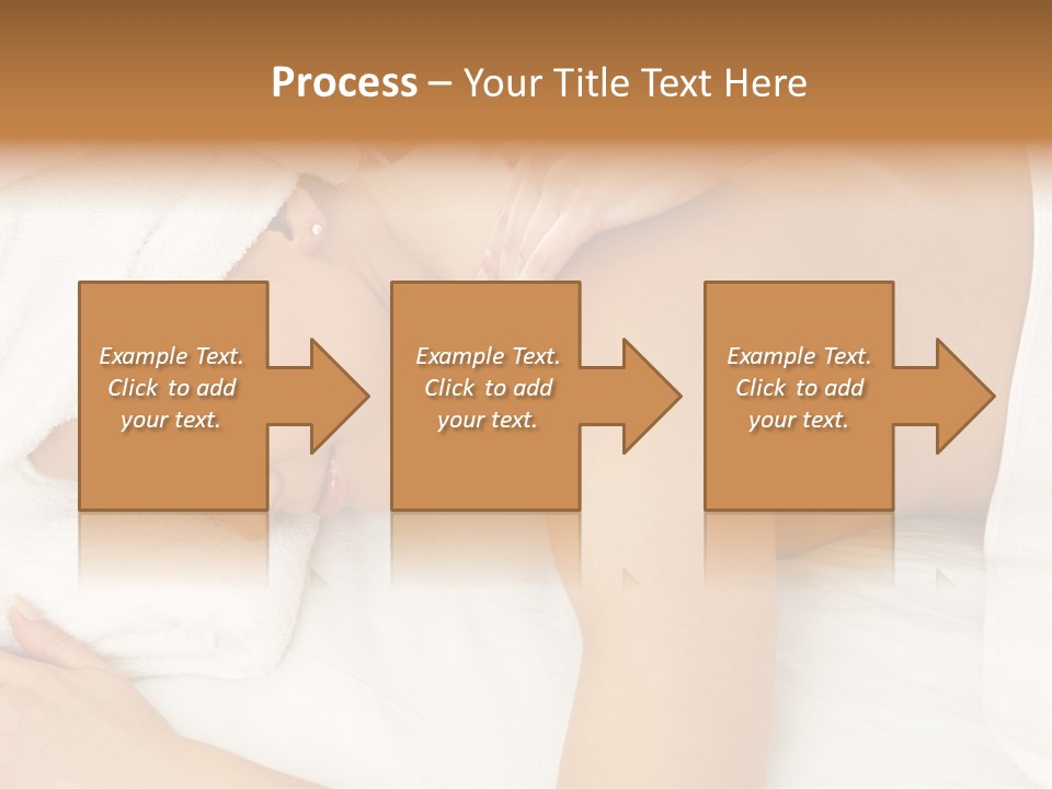 Lovely Lady In Massage Salon PowerPoint Template
