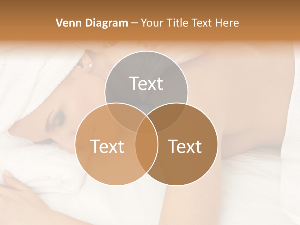 Lovely Lady In Massage Salon PowerPoint Template