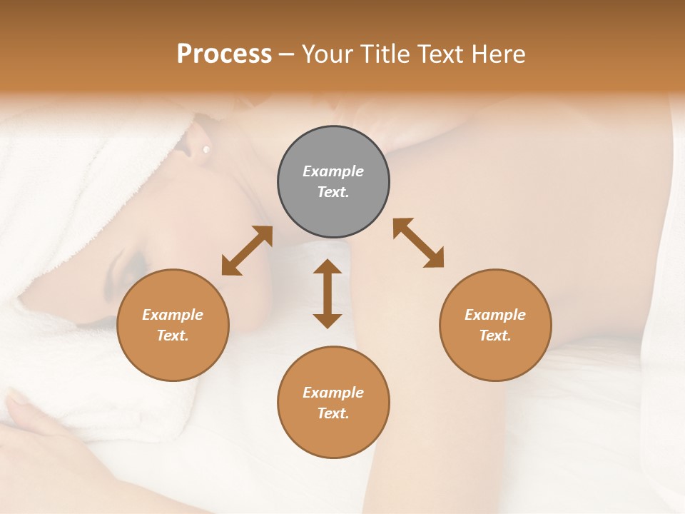 Lovely Lady In Massage Salon PowerPoint Template