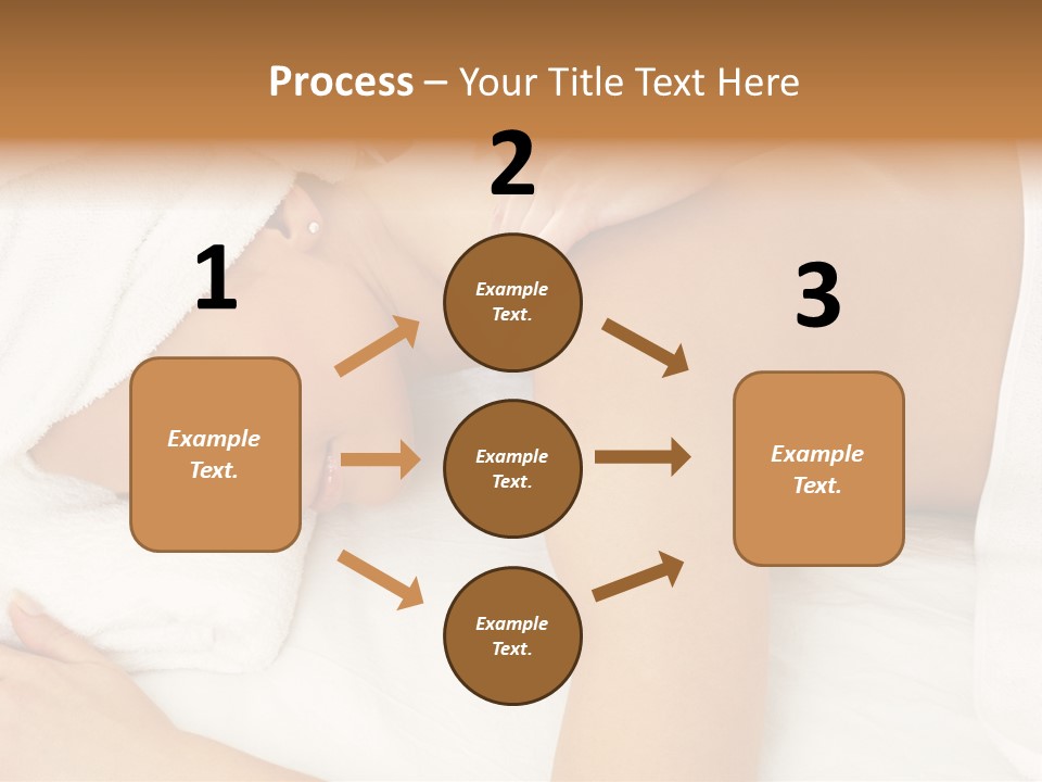 Lovely Lady In Massage Salon PowerPoint Template