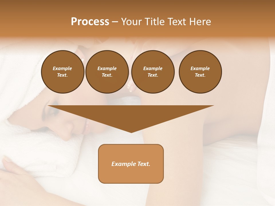 Lovely Lady In Massage Salon PowerPoint Template