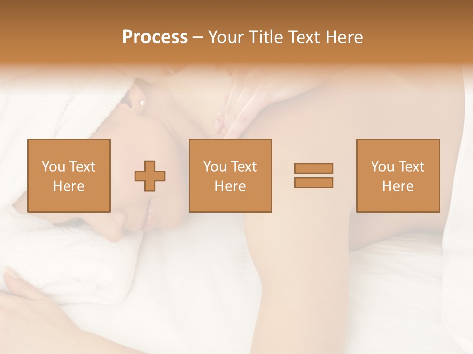 Lovely Lady In Massage Salon PowerPoint Template