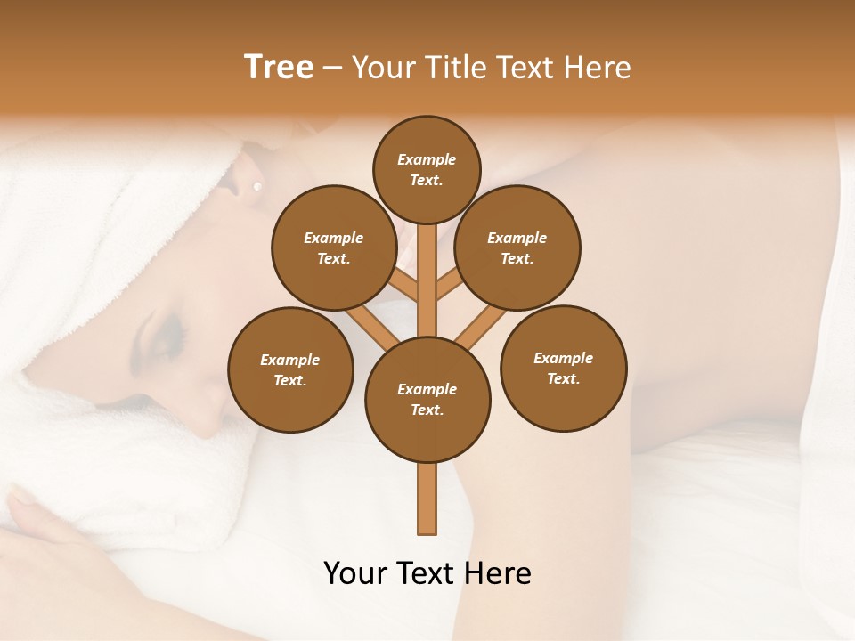 Lovely Lady In Massage Salon PowerPoint Template
