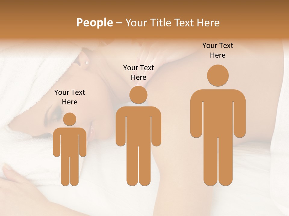 Lovely Lady In Massage Salon PowerPoint Template