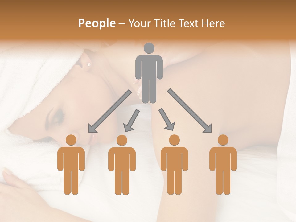 Lovely Lady In Massage Salon PowerPoint Template