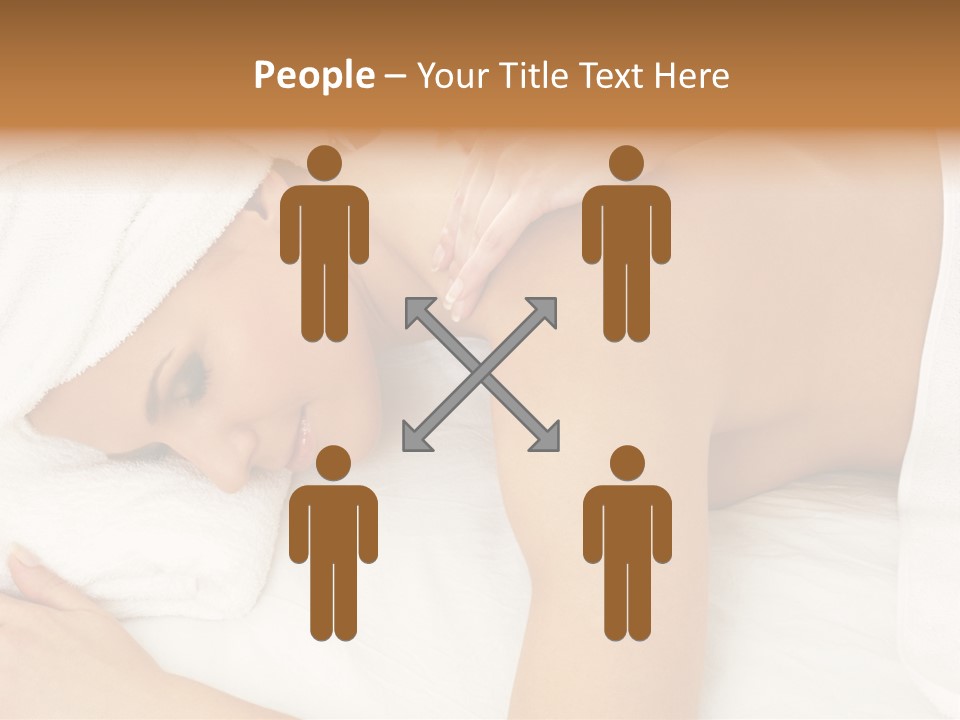 Lovely Lady In Massage Salon PowerPoint Template