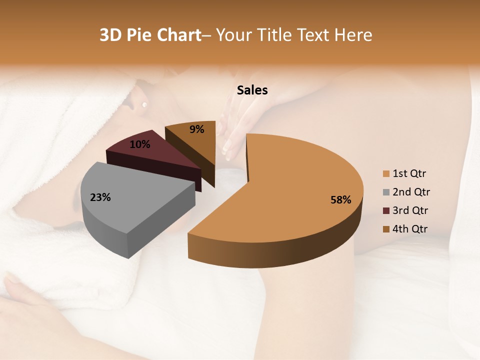 Lovely Lady In Massage Salon PowerPoint Template