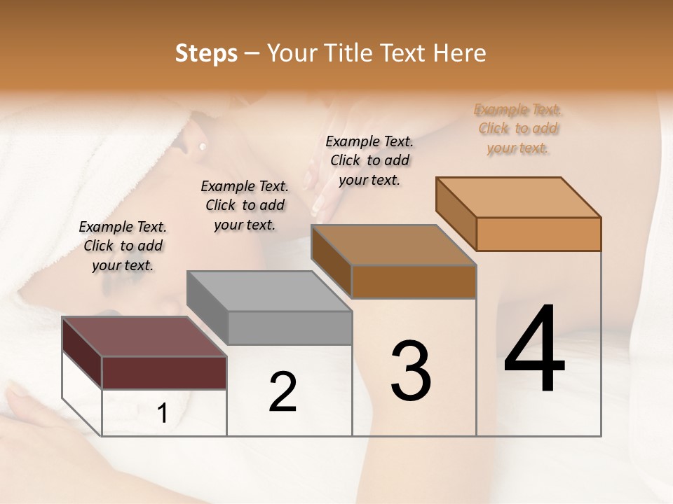 Lovely Lady In Massage Salon PowerPoint Template