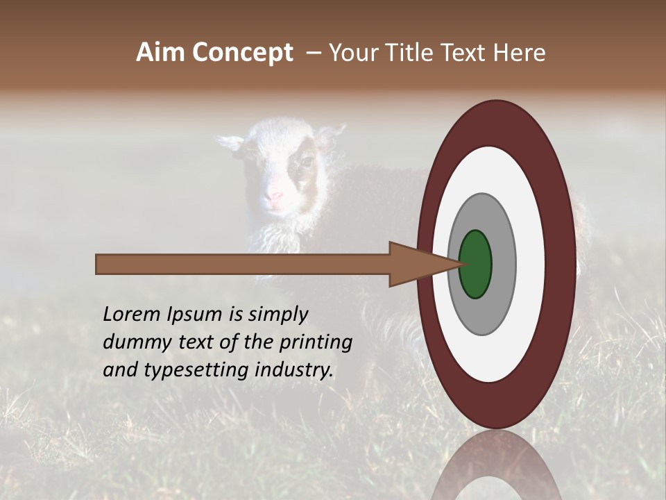 Cute Lamb PowerPoint Template