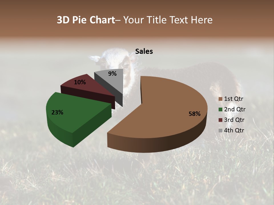 Cute Lamb PowerPoint Template