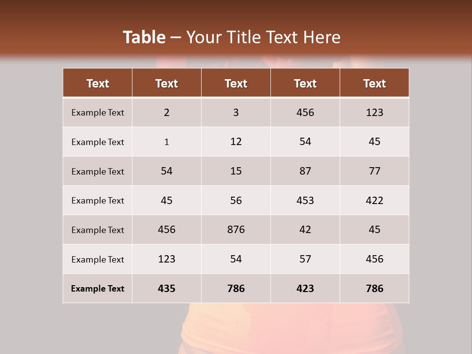 Sporty Girl In Boxing Gloves Punching PowerPoint Template