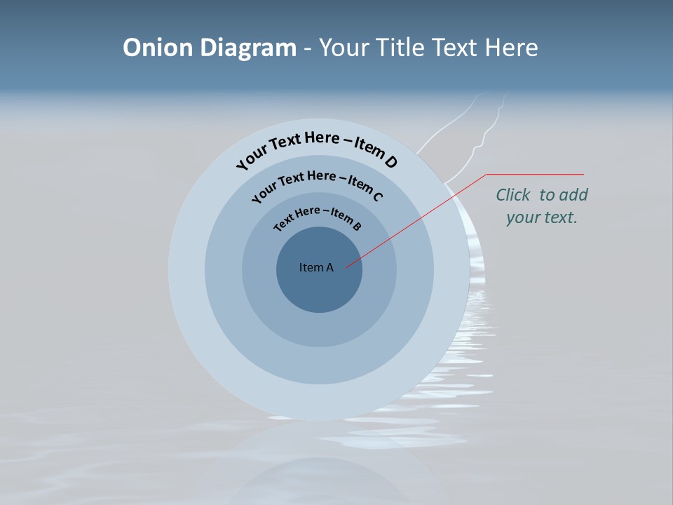 Night Landscape. Moon And Bird PowerPoint Template
