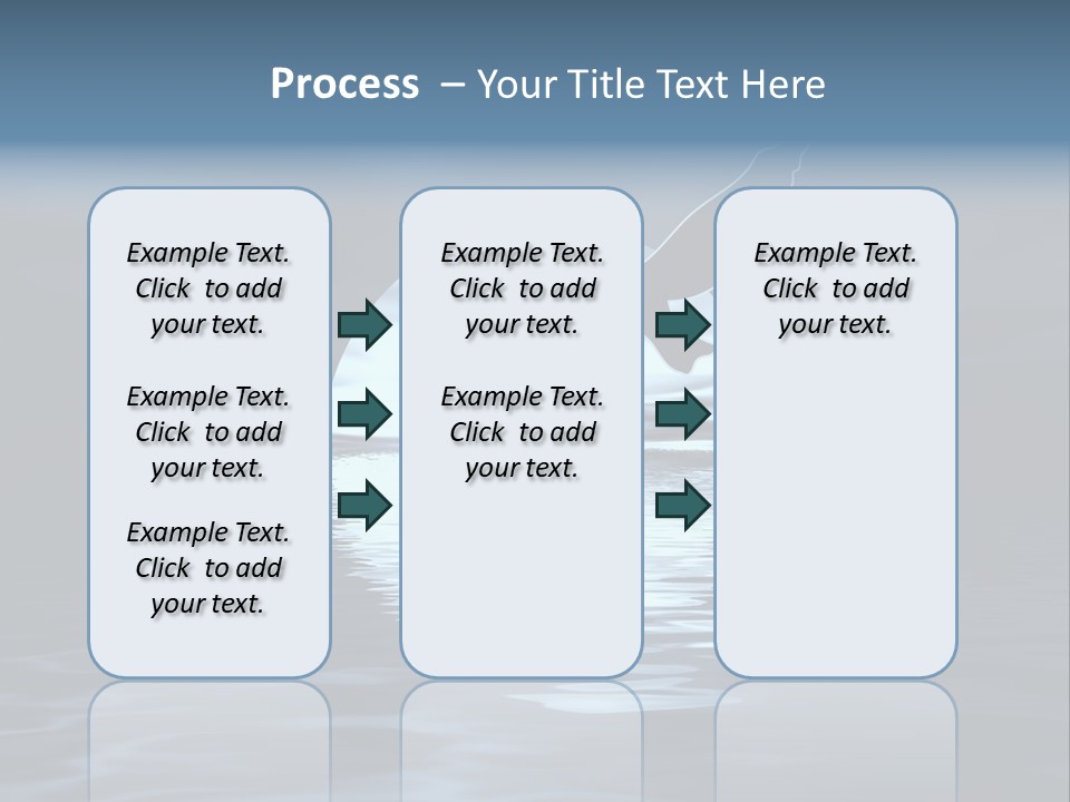 Night Landscape. Moon And Bird PowerPoint Template
