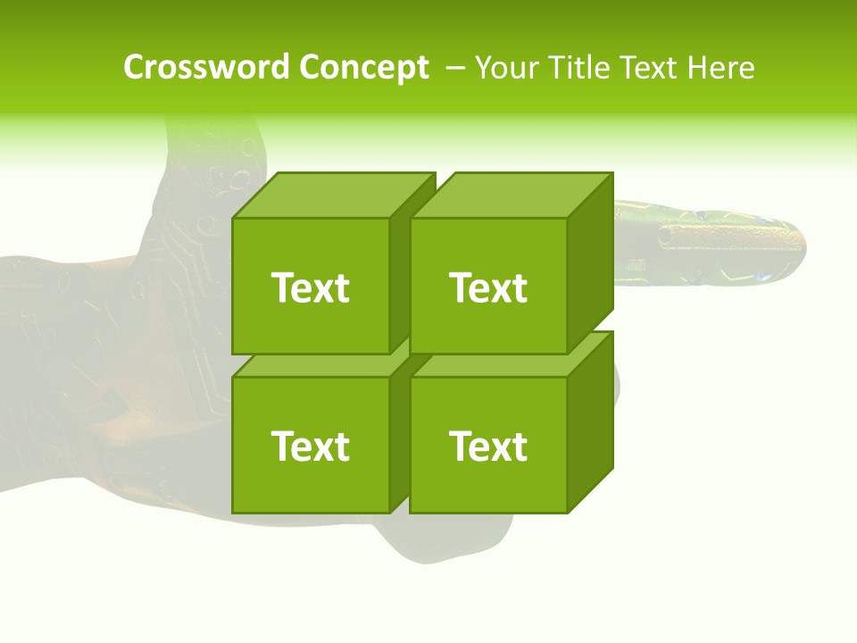 Digital Element Prop, Isolated In White Background For Easier Editing And Integration PowerPoint Template