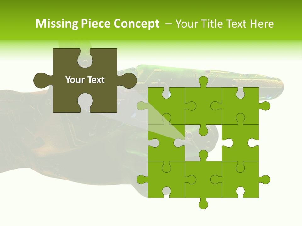 Digital Element Prop, Isolated In White Background For Easier Editing And Integration PowerPoint Template