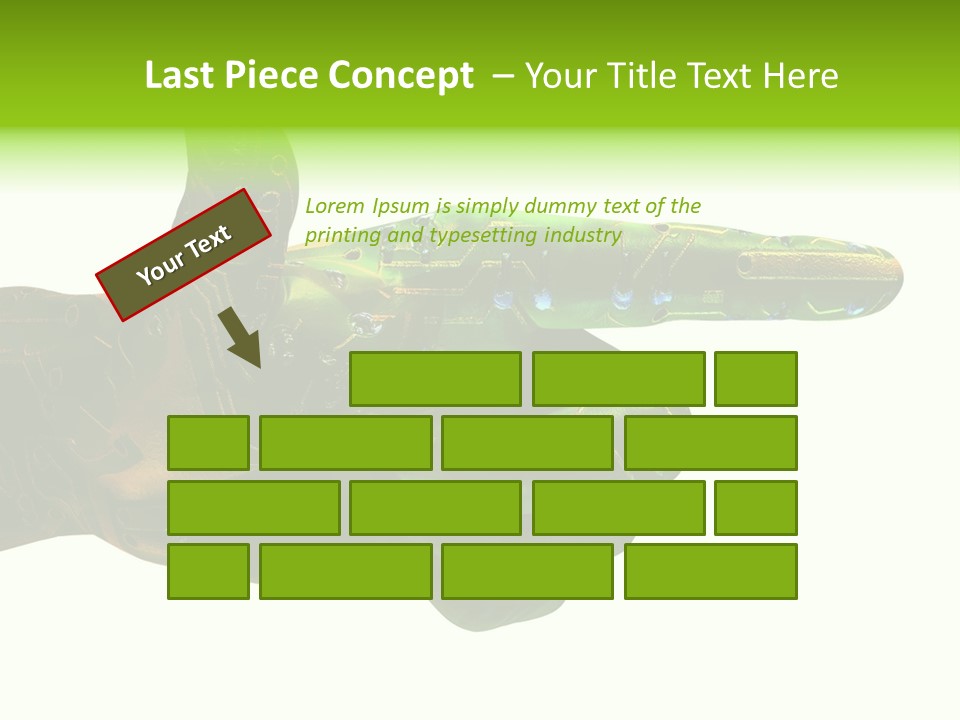 Digital Element Prop, Isolated In White Background For Easier Editing And Integration PowerPoint Template