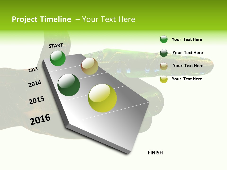 Digital Element Prop, Isolated In White Background For Easier Editing And Integration PowerPoint Template