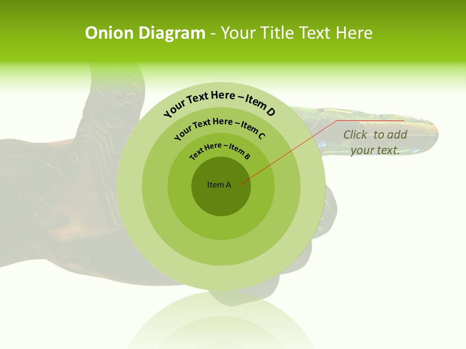 Digital Element Prop, Isolated In White Background For Easier Editing And Integration PowerPoint Template