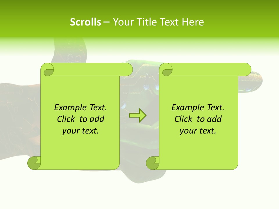 Digital Element Prop, Isolated In White Background For Easier Editing And Integration PowerPoint Template