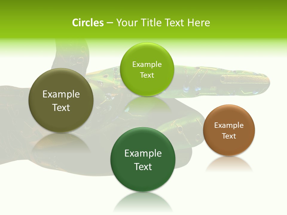 Digital Element Prop, Isolated In White Background For Easier Editing And Integration PowerPoint Template