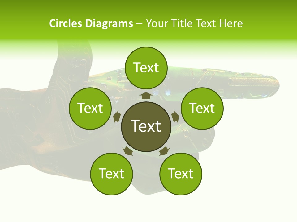 Digital Element Prop, Isolated In White Background For Easier Editing And Integration PowerPoint Template