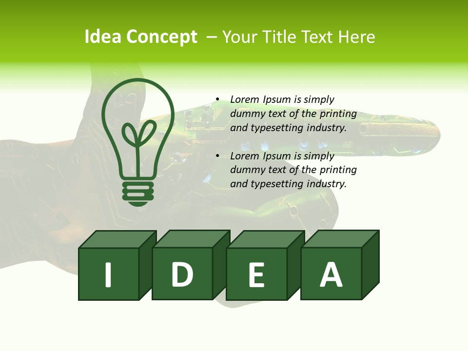 Digital Element Prop, Isolated In White Background For Easier Editing And Integration PowerPoint Template