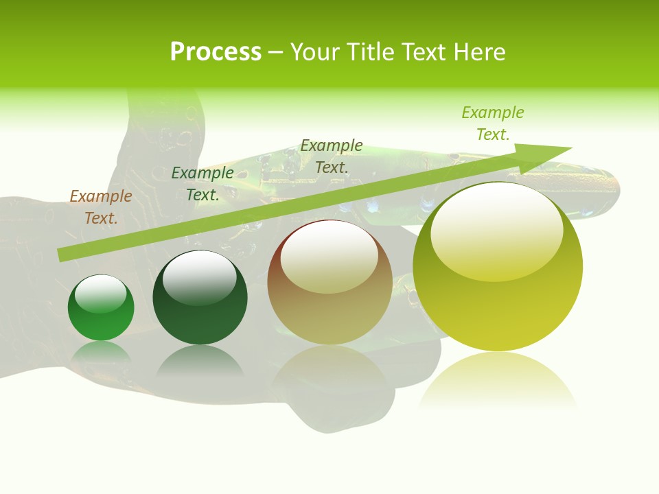 Digital Element Prop, Isolated In White Background For Easier Editing And Integration PowerPoint Template