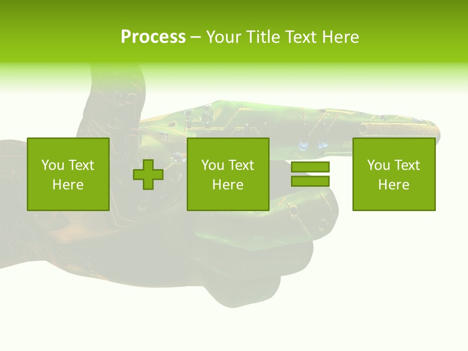 Digital Element Prop, Isolated In White Background For Easier Editing And Integration PowerPoint Template