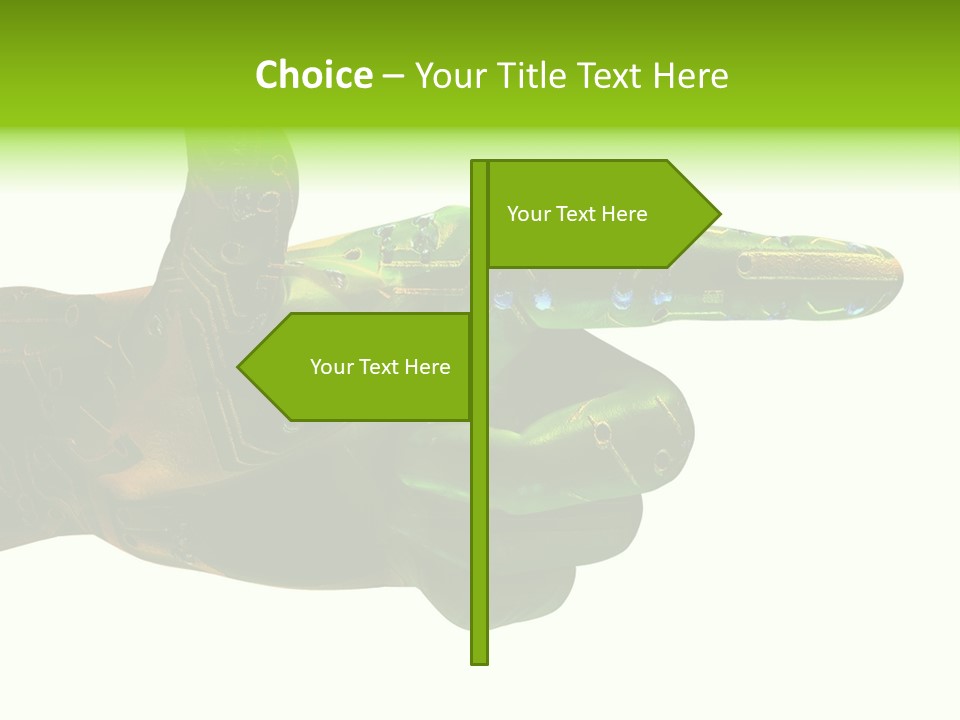 Digital Element Prop, Isolated In White Background For Easier Editing And Integration PowerPoint Template