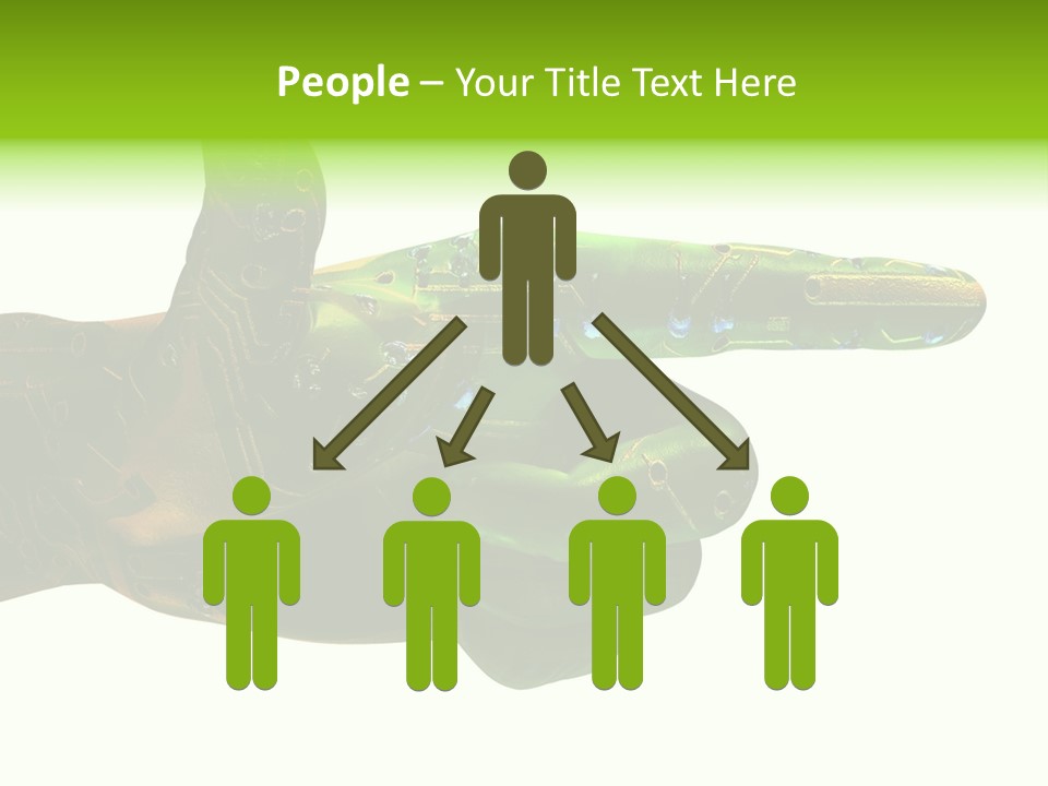 Digital Element Prop, Isolated In White Background For Easier Editing And Integration PowerPoint Template