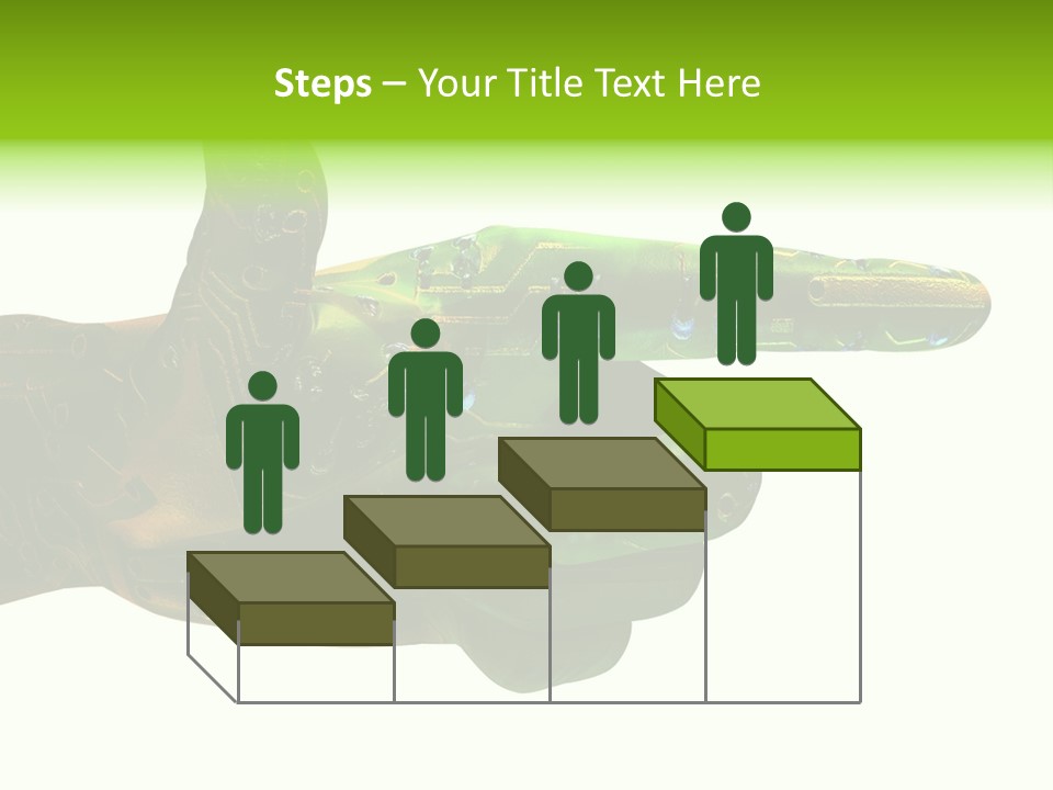 Digital Element Prop, Isolated In White Background For Easier Editing And Integration PowerPoint Template