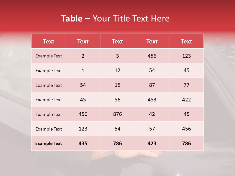 Smiling Man Looking From A Car Window PowerPoint Template