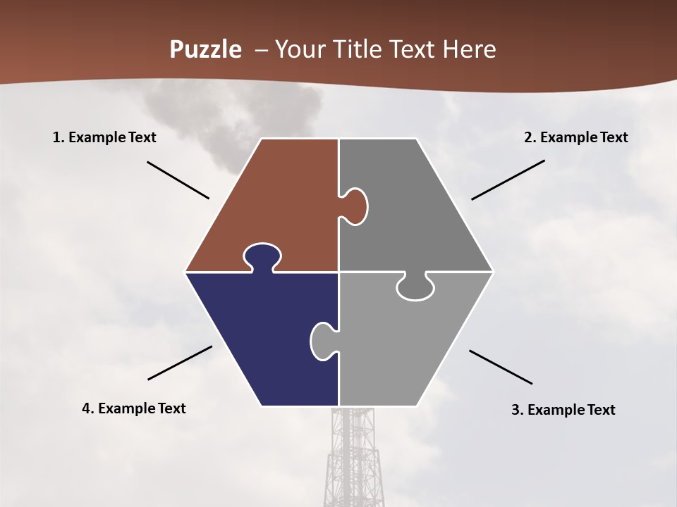 Flare In The Port Of Antwerp(Belgium/Eur Ope) PowerPoint Template