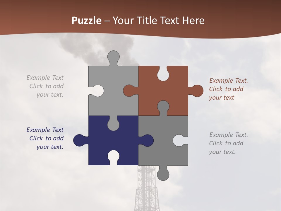 Flare In The Port Of Antwerp(Belgium/Eur Ope) PowerPoint Template