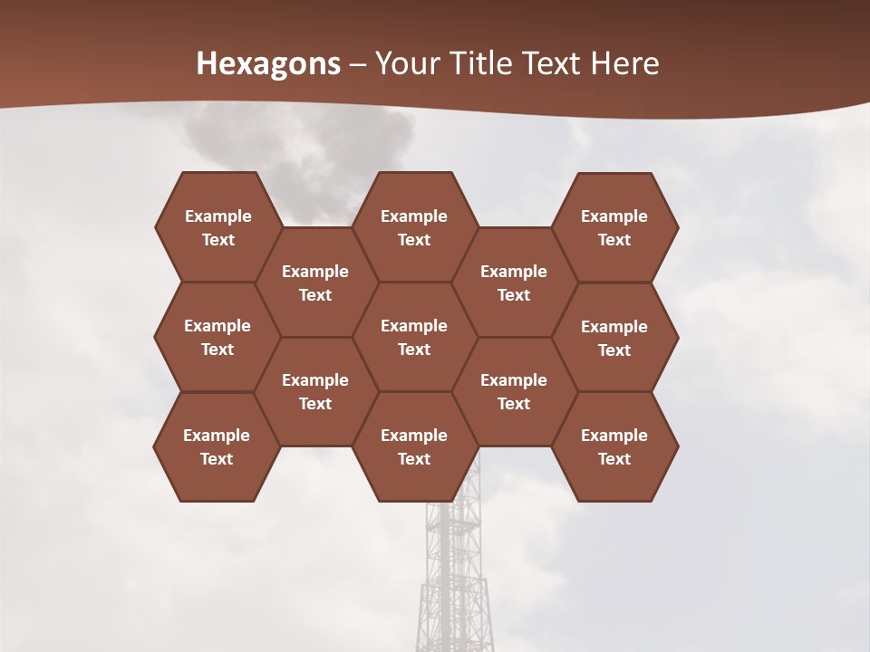 Flare In The Port Of Antwerp(Belgium/Eur Ope) PowerPoint Template