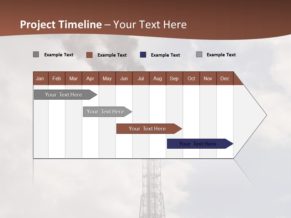 Flare In The Port Of Antwerp(Belgium/Eur Ope) PowerPoint Template