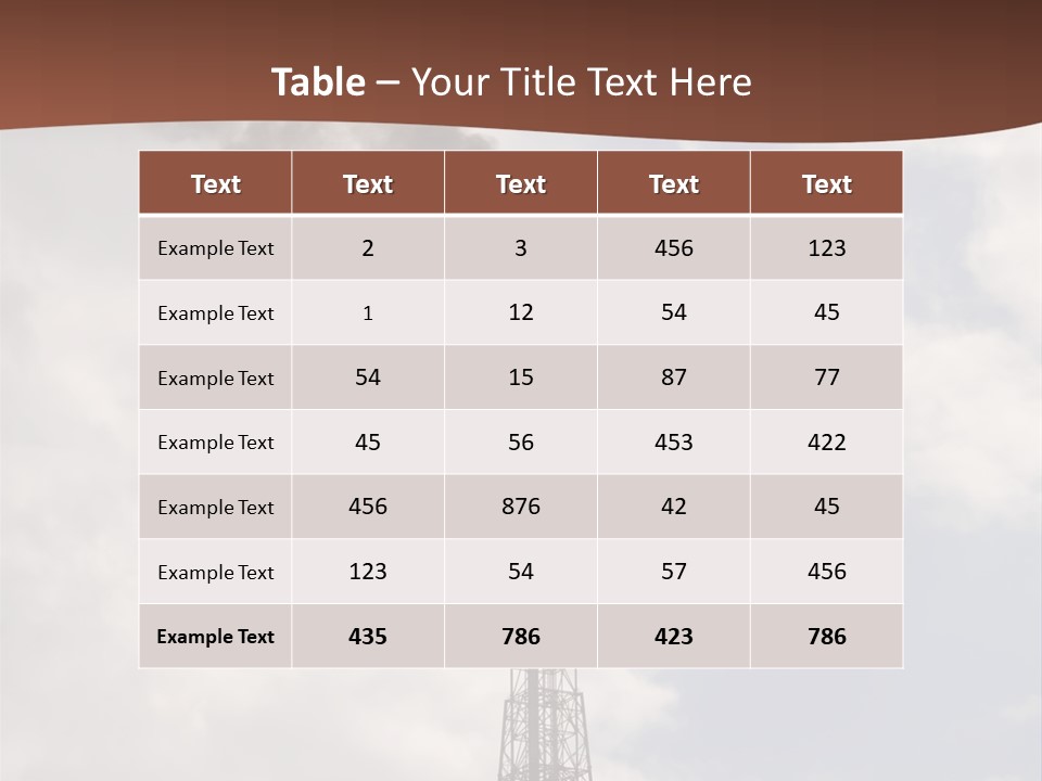 Flare In The Port Of Antwerp(Belgium/Eur Ope) PowerPoint Template