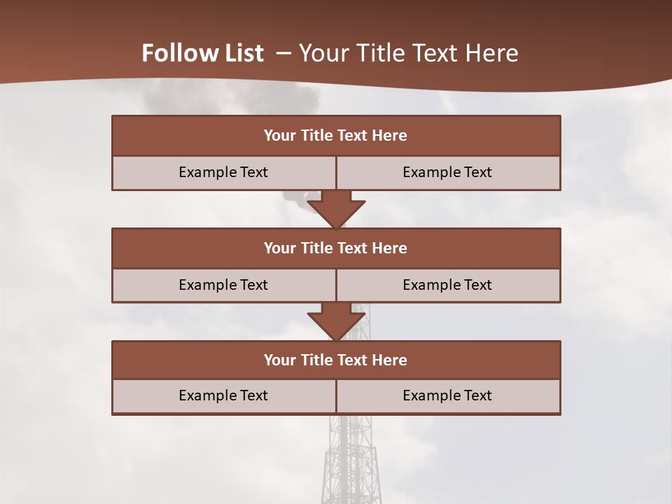 Flare In The Port Of Antwerp(Belgium/Eur Ope) PowerPoint Template