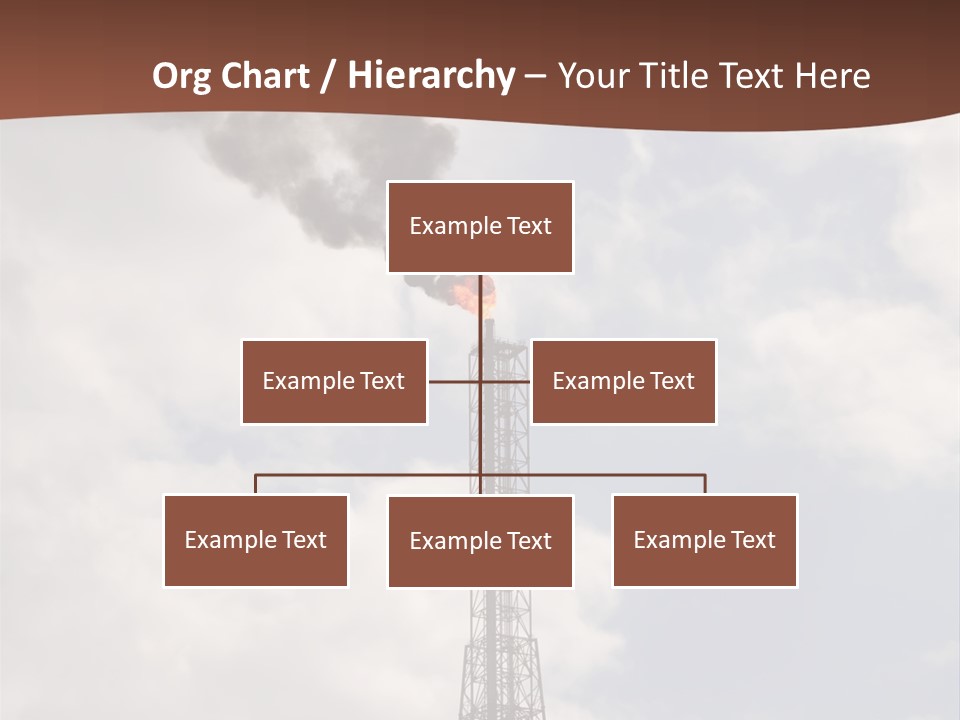 Flare In The Port Of Antwerp(Belgium/Eur Ope) PowerPoint Template