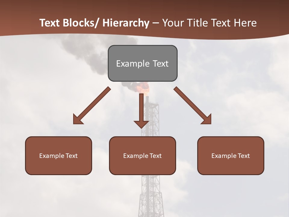 Flare In The Port Of Antwerp(Belgium/Eur Ope) PowerPoint Template