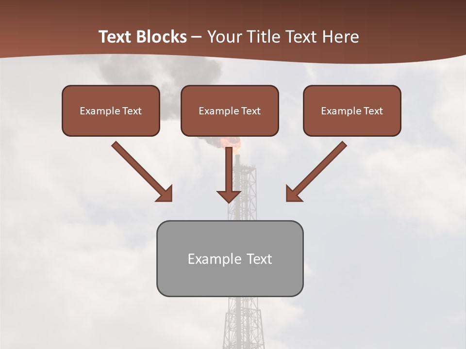 Flare In The Port Of Antwerp(Belgium/Eur Ope) PowerPoint Template