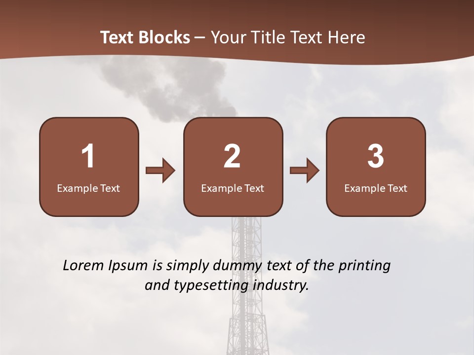 Flare In The Port Of Antwerp(Belgium/Eur Ope) PowerPoint Template