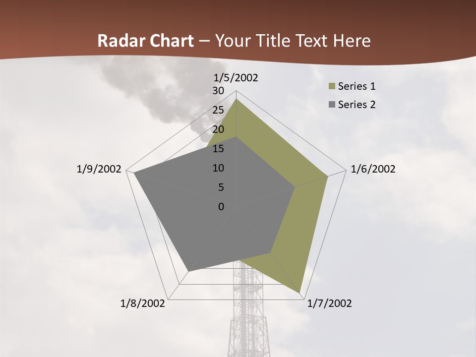 Flare In The Port Of Antwerp(Belgium/Eur Ope) PowerPoint Template