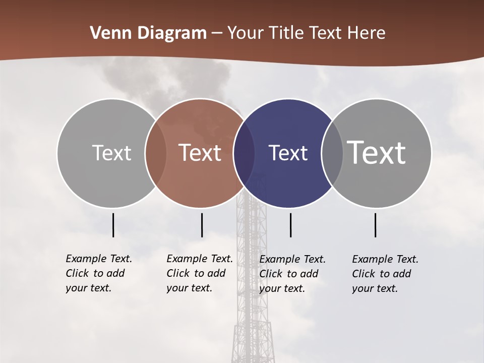 Flare In The Port Of Antwerp(Belgium/Eur Ope) PowerPoint Template