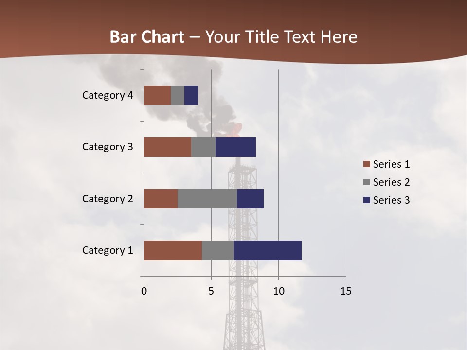 Flare In The Port Of Antwerp(Belgium/Eur Ope) PowerPoint Template