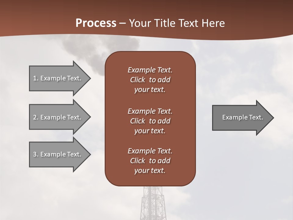Flare In The Port Of Antwerp(Belgium/Eur Ope) PowerPoint Template