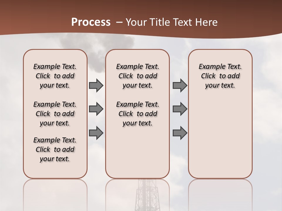 Flare In The Port Of Antwerp(Belgium/Eur Ope) PowerPoint Template