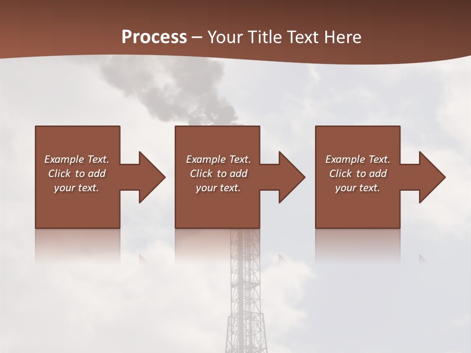 Flare In The Port Of Antwerp(Belgium/Eur Ope) PowerPoint Template